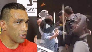 Former UFC heavyweight champion Fabricio Werdum explains why he assaulted Colby Covington with a boomerang.