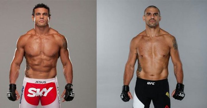 Vitor Belfort at 205 and 185 and also before and after USADA.