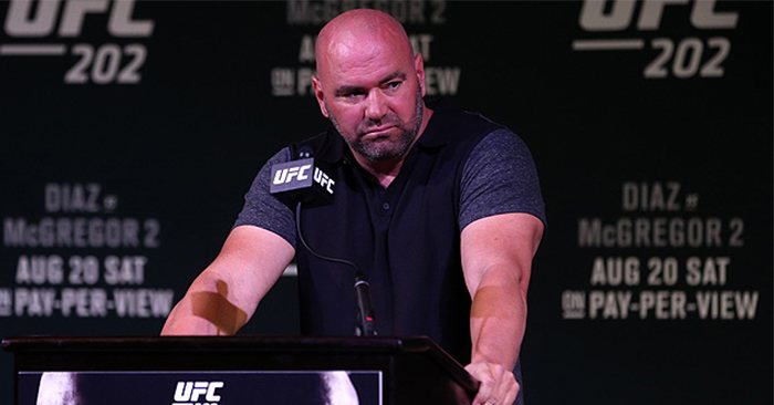 UFC President Dana White at UFC 202.