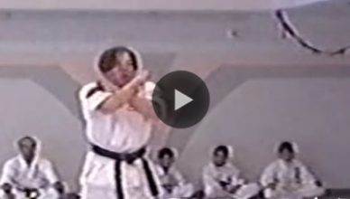 Georges St-Pierre at 13 years old doing some karate.