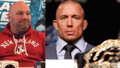 Dana White and Georges St-Pierre.