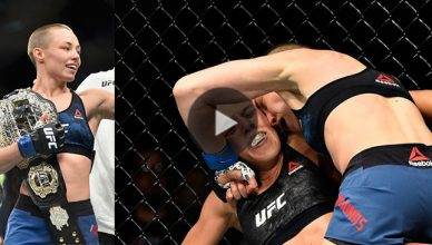 Watch "Thug" Rose Namajunas shut Joanna Jedrzejczyk up with a vicious first round knockout at UFC 217 from Madison Square Garden in New York City.