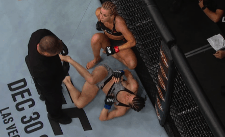 Angela Magana Suffers UFC Wardrobe Malfunction, Gets Dominated By Amanda Co...