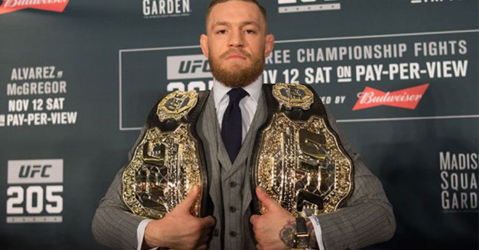 UFC champion Conor McGregor.