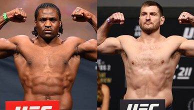 Stipe Miocic and Francis Ngannou.