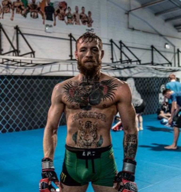 Shirtless Conor Mcgregor Surfaces Three Weeks Out And He Looks Even More Shredded Mma Imports